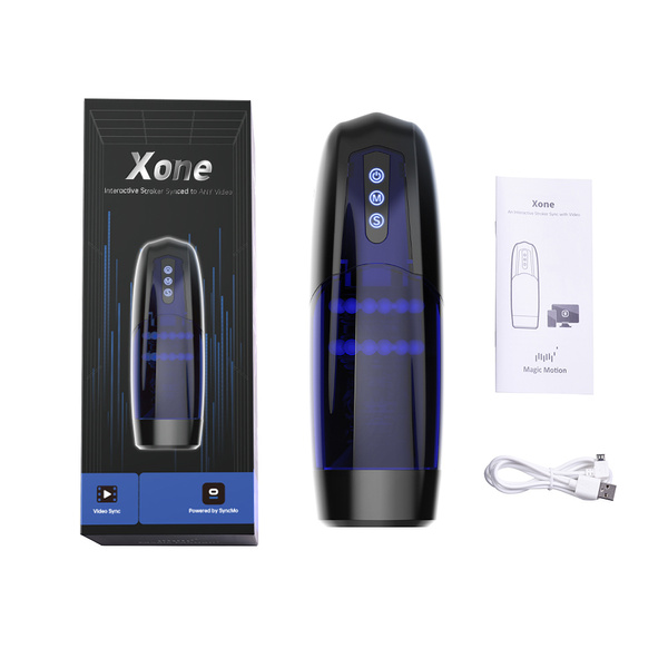 Masturbator sterowany aplikacją Magic Motion Xone Blue