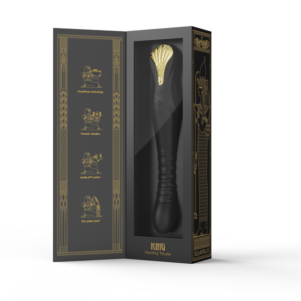 Wibrator Zalo King Vibrating Thruster Obsidian Black