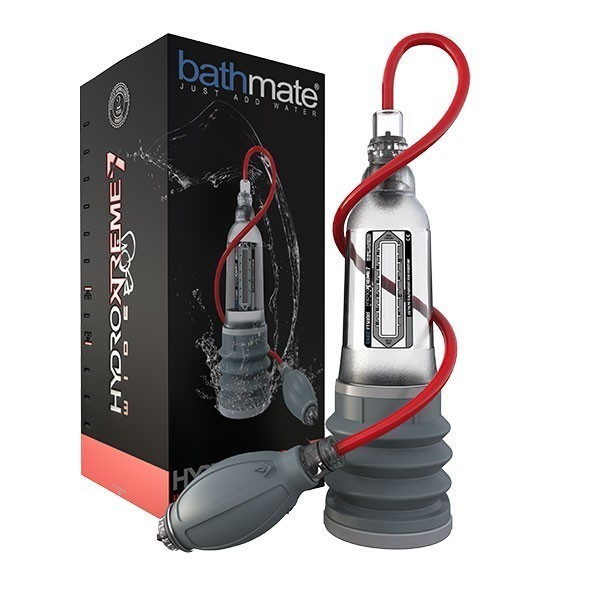Набір з водяною помпою для збільшення пеніса Hydroxtreme7 Wide Boy Crystal Clear Bathmate