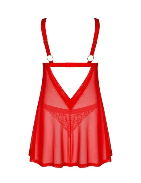 Komplet Bielizny Babydoll + Stringi Elianes M/L Obsessive
