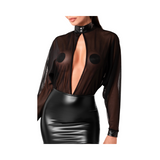 Sukienka F348 Opium Mini Dress L Noir Handmade