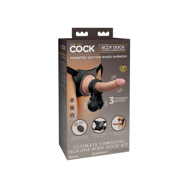 Набір King Cock Ultimate Vibrating Body Dock Kit Pipedream