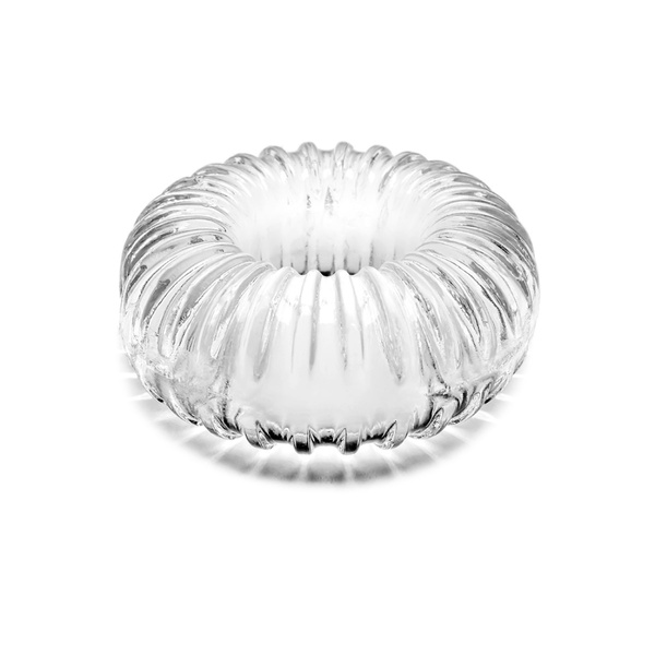 Pierścień Erekcyjny Ribbed Ring Clear Perfect Fit