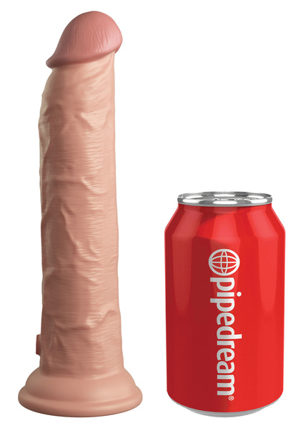 М’яке Силіконове Ділдо З Твердішим Серцем 9 Inch Dual Density Silicone Cock Light King Cock