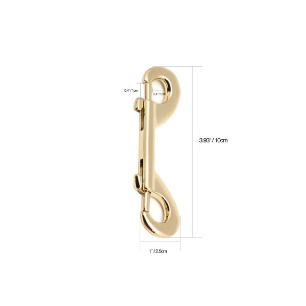 Gold Double Ends Clips Liebe Seele