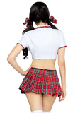 Kostium Uczennicy Miss Prep School Top And Skirt M/L Leg Avenue