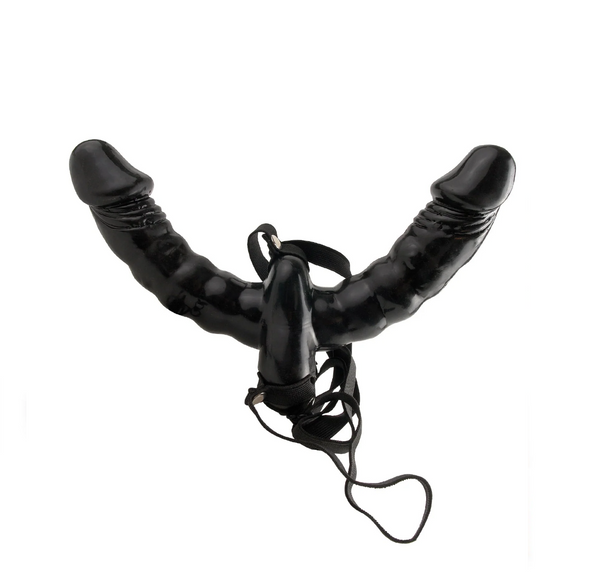 Fetish Fantasy Vibrating Double Delight Strap-On