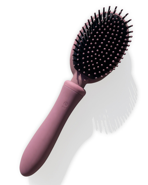 Вібруюча щітка для волосся Vibrating Brush Rose Pudre Vibraliss