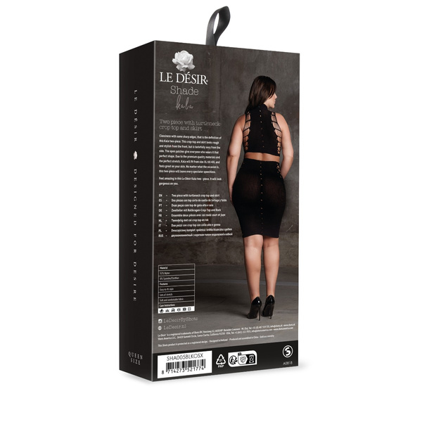 Set Kala Xxxvii 2 Piece With Turtleneck Black Osx Le Désir