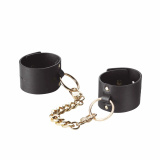 Kajdanki na nadgarstki Maze Wide Cuffs Black Bijoux Indiscrets