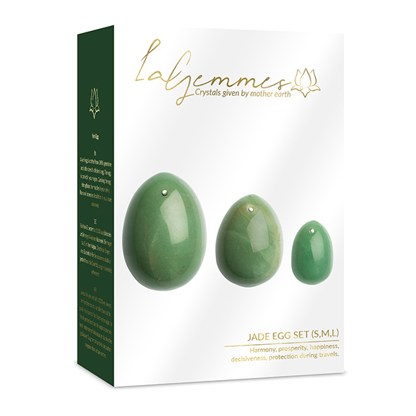 Yoni Egg Set Jade (L-M-S) La Gemmes