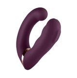 Wibrator do punktu G ze stymulatorem Rocks-Off Variety Burgundy
