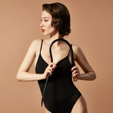 Гладка шкіряна плітка з головкою у формі троянди Zalo & Upko Leather Soft Whip UPKO