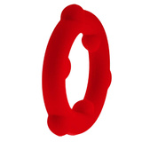 Pierścień erekcyjny [SIL] SPINNER Cockring Red Oxballs