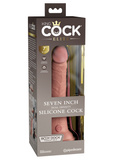 7 Inch Dual Density Silicone Cock Light King Cock