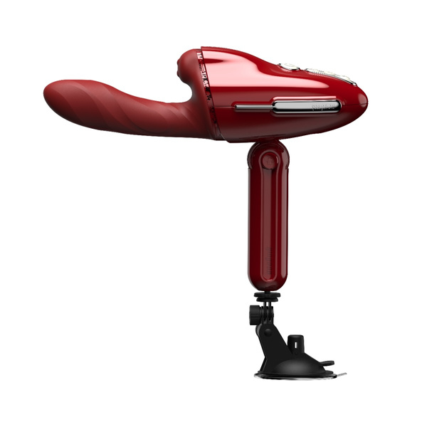 Секс Машина No.9 Handheld Vibrating And Rotating Set Red Qingnan