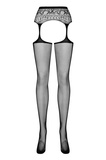 Панчохи Garter Stockings S307 Чорні S/M/L Obsessive