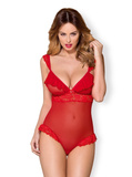 863-TED-3 red bodysuit S/M