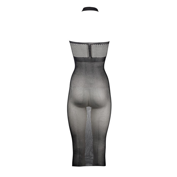 Midi High Neck Dress Black Os Le Désir