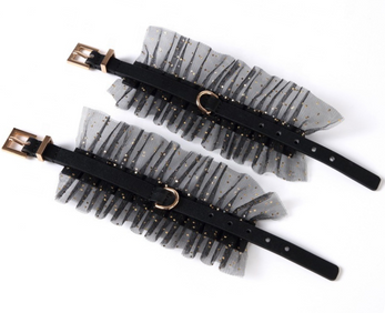 Кайданки Wrist Cuffs Vegan Leather Kinky Diva