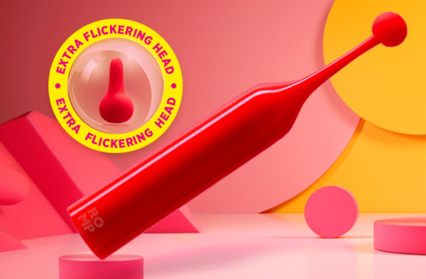 Clitoral Stimulator with Interchangeable Heads Pop Romp