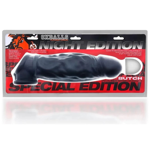 Przedłużka na penisa TPR Butch Cocksheath Night Edition Oxballs