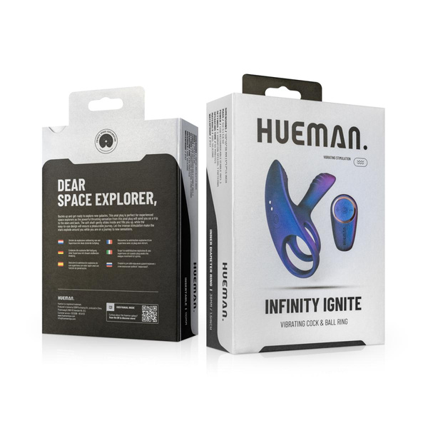 Pierścień Erekcyjny Vibrating Cock Ring Hueman