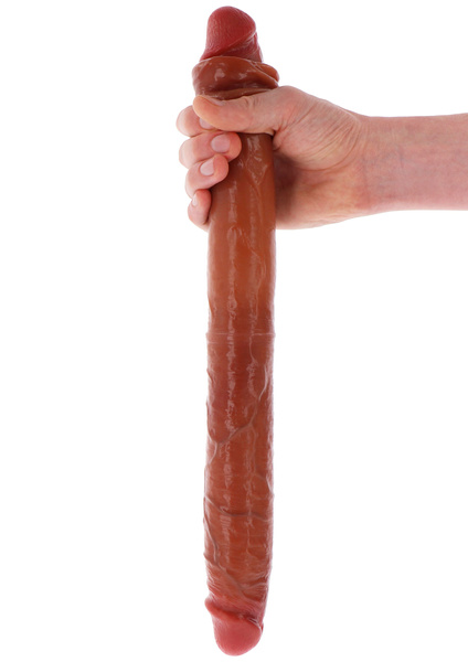 Подвійне ділдо Toyjoy Get Real Silicone Foreskin Double Dong 46Cm TOYJOY