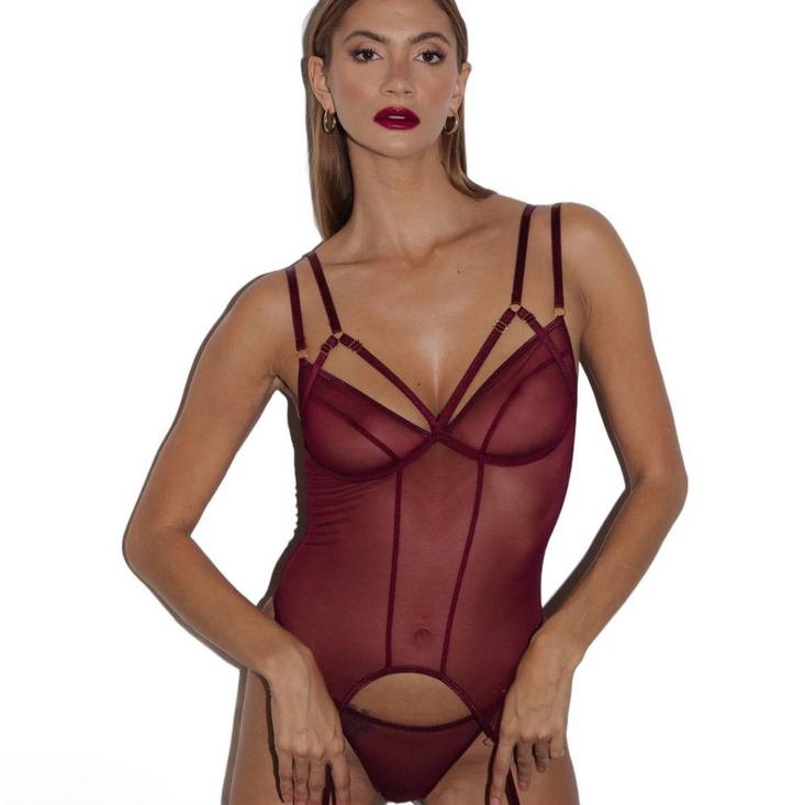 Promees Alita Burgundy body XS/S