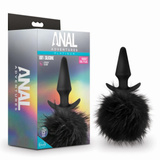 Платиновий анальний пробка Rabbit Tail Plug Anal Adventures