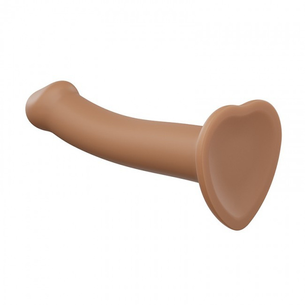 Надзвичайно М'яке Ділдо Silicone Bendable Dildo Double Density Xl Caramel Strap-on-me