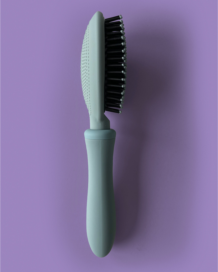 Vibraliss Vibrating Hair Brush Blue Grey