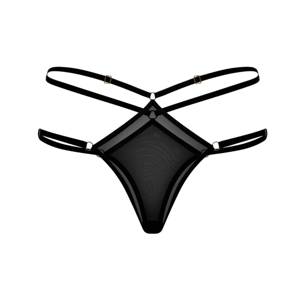 Reina Black Stringi Onesize Promees