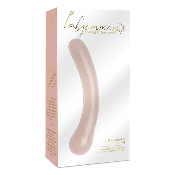 La Gemmes G Curve Rose Quartz G-spot dildo