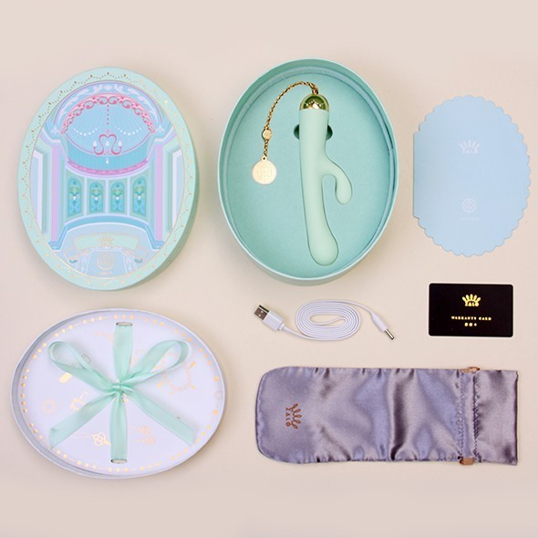 Вібратор Кролик Lolita Ichigo Melon Green Zalo