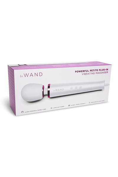 Masażer Do Ciała Le Wand Powerful Petite Plug In White le WAND
