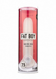 Stymulująca przedłużka na penisa Perfect Fit Fat Boy Micro Ribbed Sheath Clear 7,5'