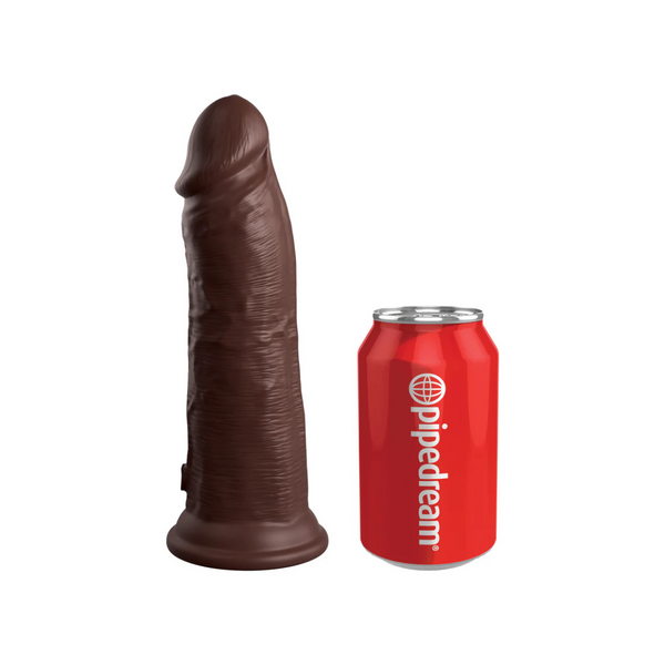 Dildo 20cm King Cock Elite Dual Density Silicone Cock Brown