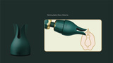 Kyro Turquoise Green Wand Vibrator Zalo