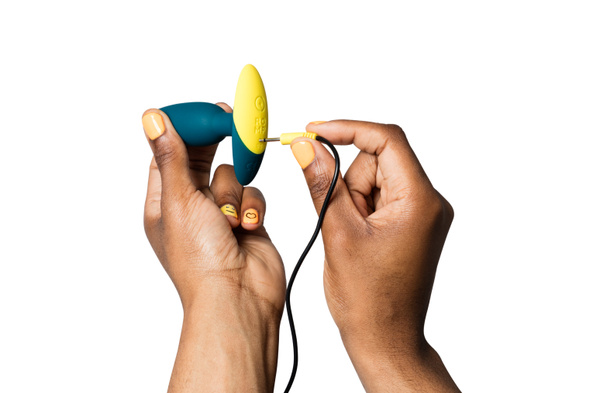 Вібруючий анальний корок Bass Green Romp