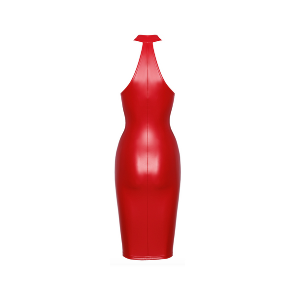 Noir Handmade F354 Orgia Midi Dress Red S