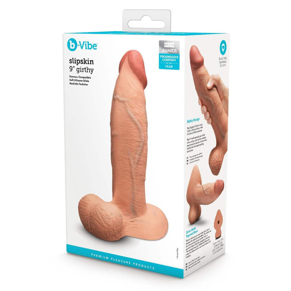 Dildo 23 cm Slipskin 9 Inch Girthy B-Vibe