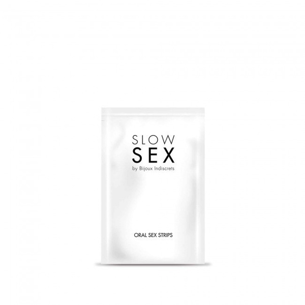 Płatki oralne Slow Sex Oral sex 7 strips Bijoux Indiscrets
