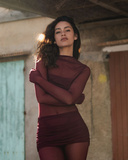 Ambra Jumpsuit Burgundy M/L Promees