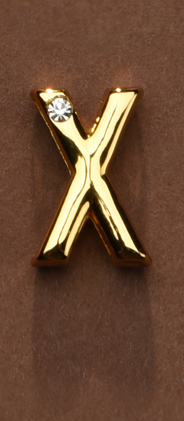 Letter for Personalizing Collar or Handcuffs Upko Letter X UPKO