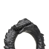 Black Caiman Silicone Cock Ring Creature Cocks