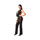 F350 Luminara Overall M Noir Handmade Jumpsuit