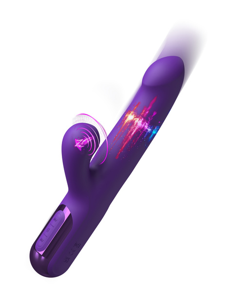 Вібратор-кролик Super SoniX Thruster - Purple Fantasy For Her