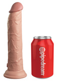М’яке Силіконове Ділдо З Твердішим Серцем 9 Inch Dual Density Silicone Cock Light King Cock
