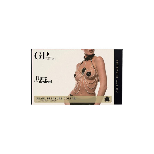 Нашийник з перлами BDSM Pearl Pleasure Collar Guilty Pleasure